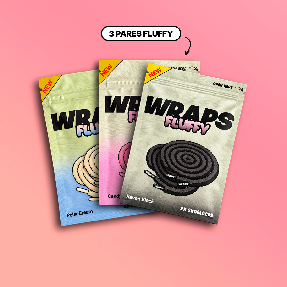 TRIPLE PACK - FLUFFY (3 PARES)